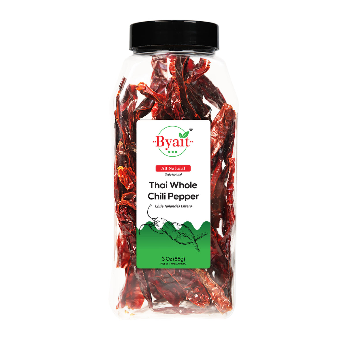 Byait Thai whole chili pepper 3 Oz
