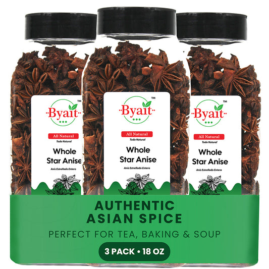 Byait Whole Star Anise 18 Oz