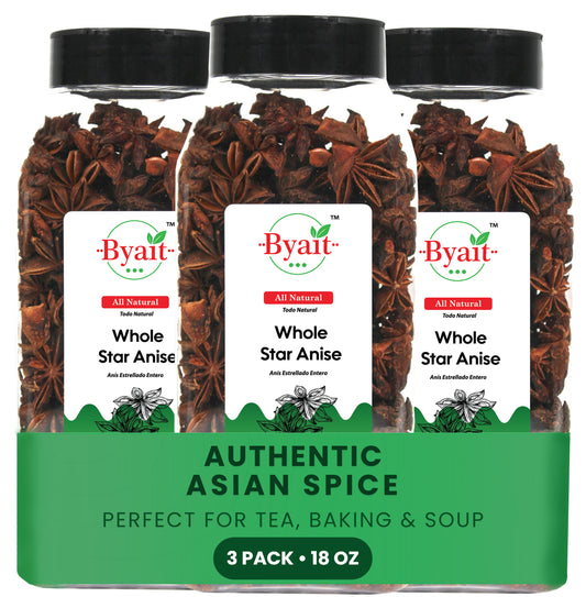 Byait Whole Star Anise 18 Oz