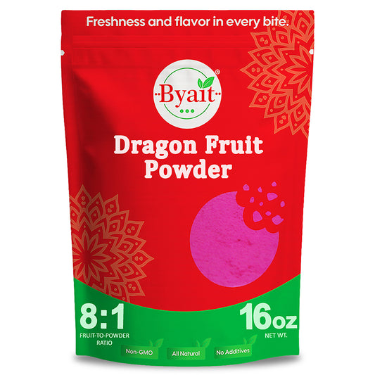 Byait Freeze Dried Red Dragon Fruit Powder 16 Oz, Pitaya Powder
