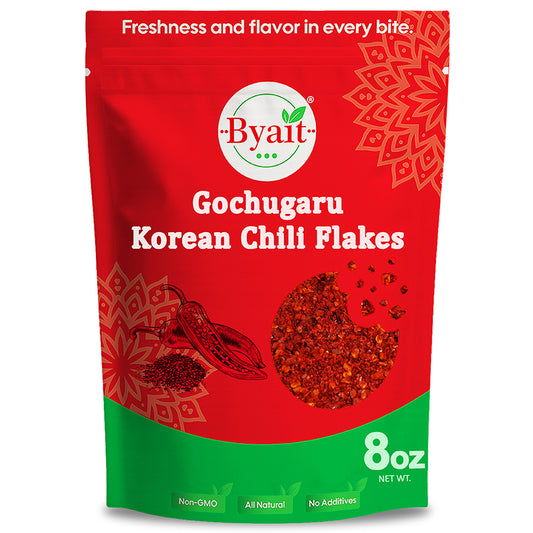 Byait Gochugaru Korean Chili Flakes 8 Oz
