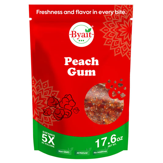Byait Wild Peach Gum 17.6 Oz, 桃胶 Tao Jiao