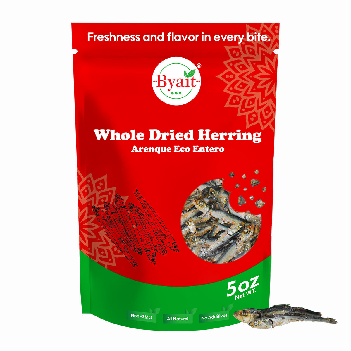 Whole Dried Herring 5 Oz, Pet Treat