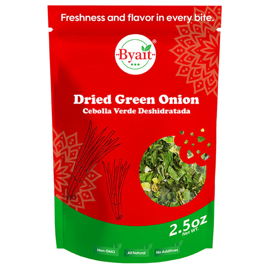 Byait Freeze-Dried Green Onions 2.5 Oz, Chopped Scallions